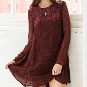 Ecote Womens Urban Outfitters Ecote Trapeze Dress